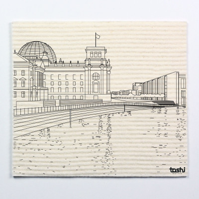 Sponge cloth furbi: Berlin's Reichstag