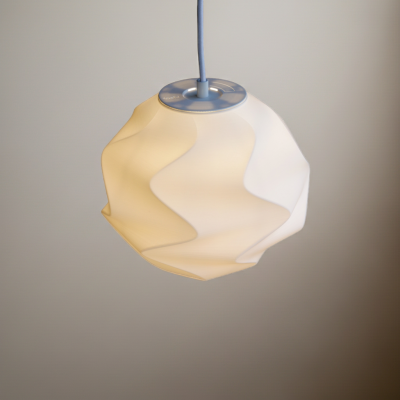 TAISEKI pendant light with the small LUMIKINO lampshade