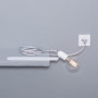 Lámpara deslizante para estanterías Skipper en blanco