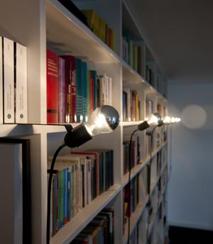 Bücherregal Beleuchtung